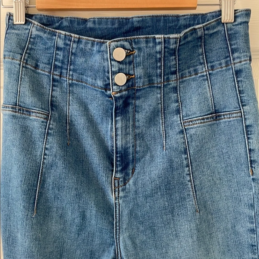 Oli & Hali Stretch Bootcut High Rise Flare Jeans Women's Size Large Blue
